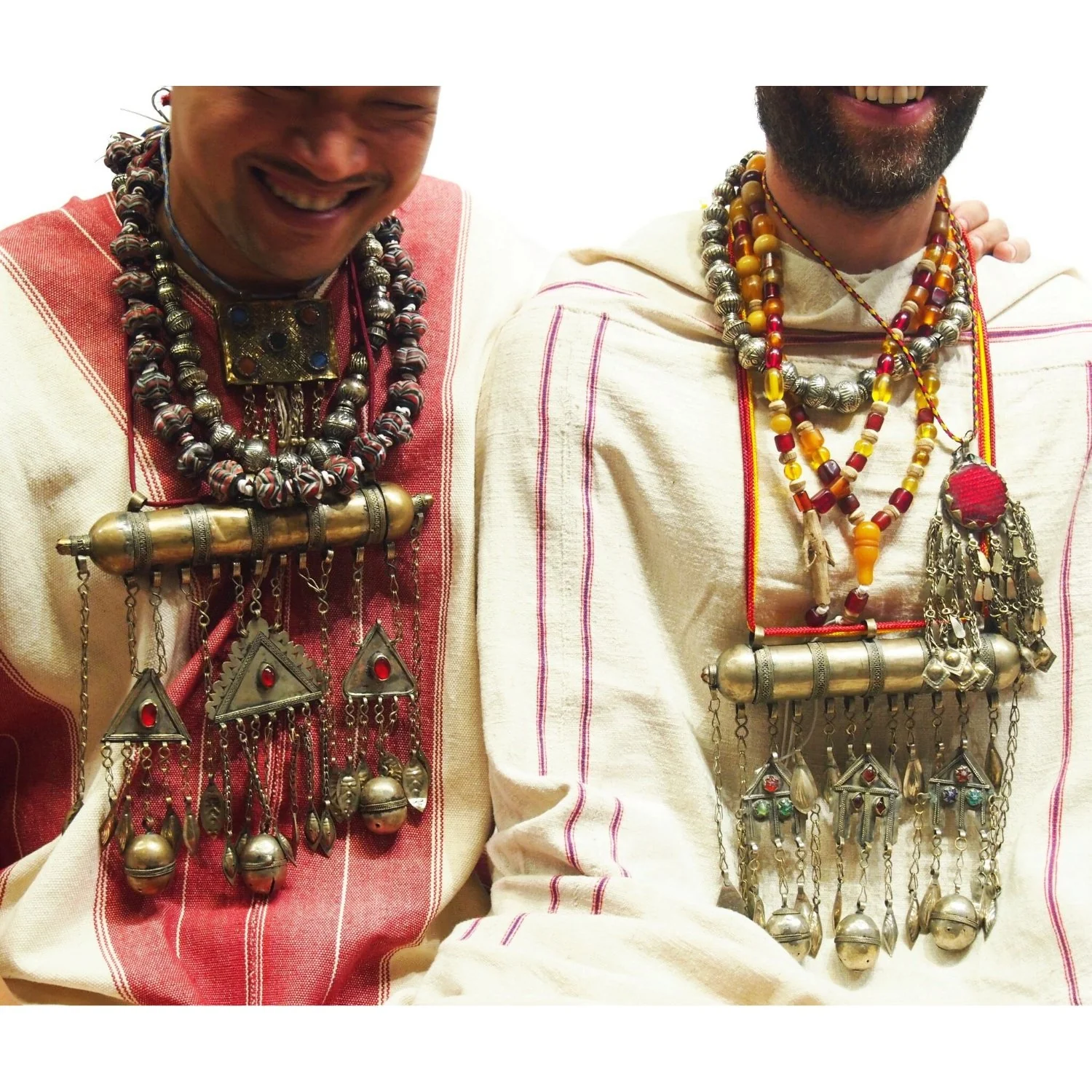 Silver Balochi Heirloom Bead Necklaces - Image 2