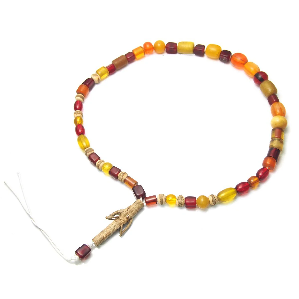 Nepali Plastic Resin "Amber" Bead Necklaces - Image 4