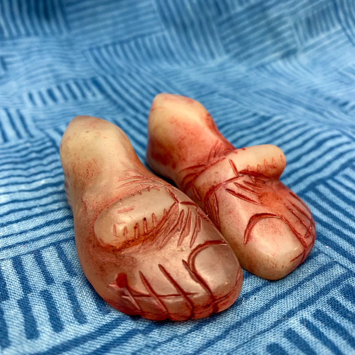 Jade Feet Of Dīpankara Buddha Talismanic Bead Set - Image 5