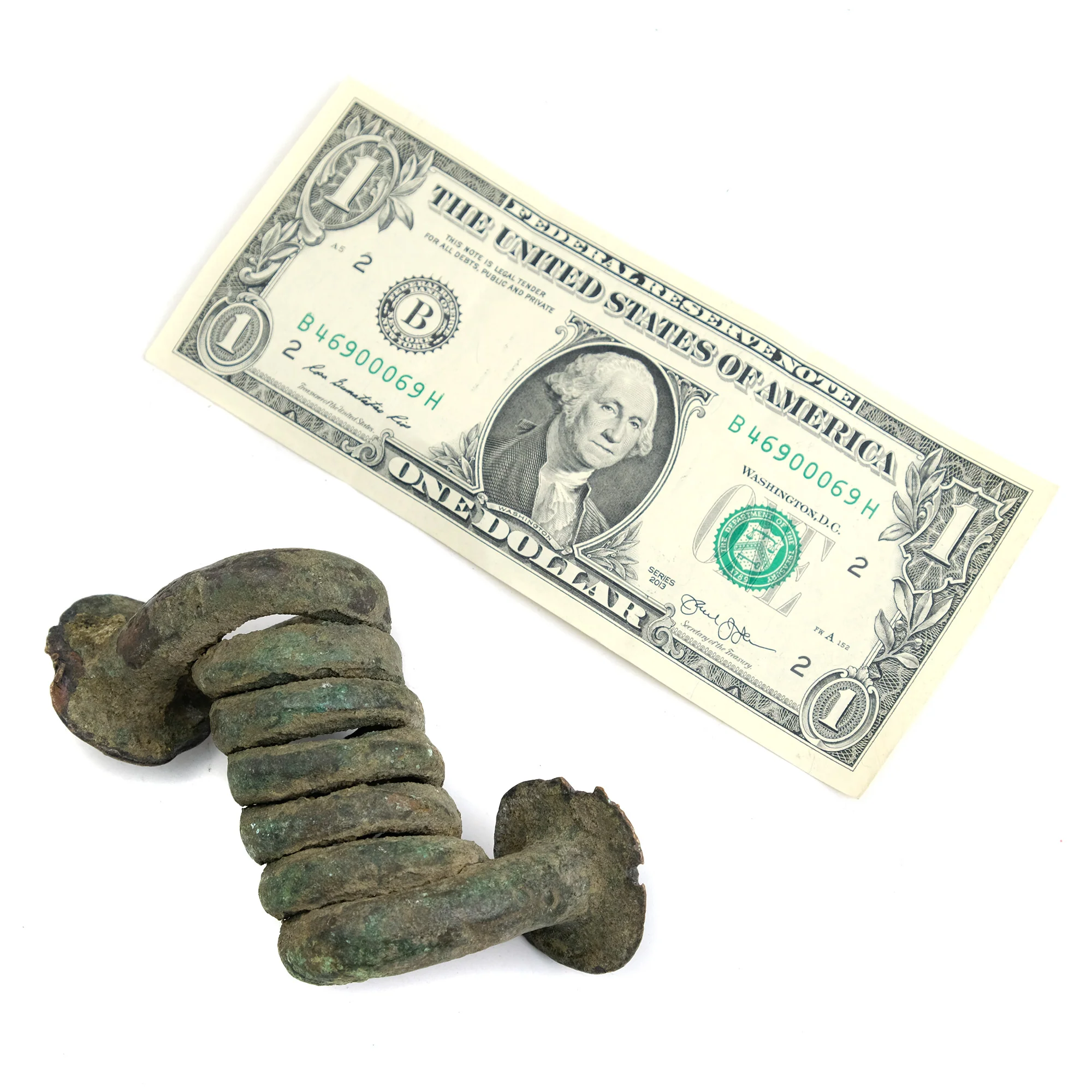 Currency Bronze Spiral Object from Nigeria - Image 4