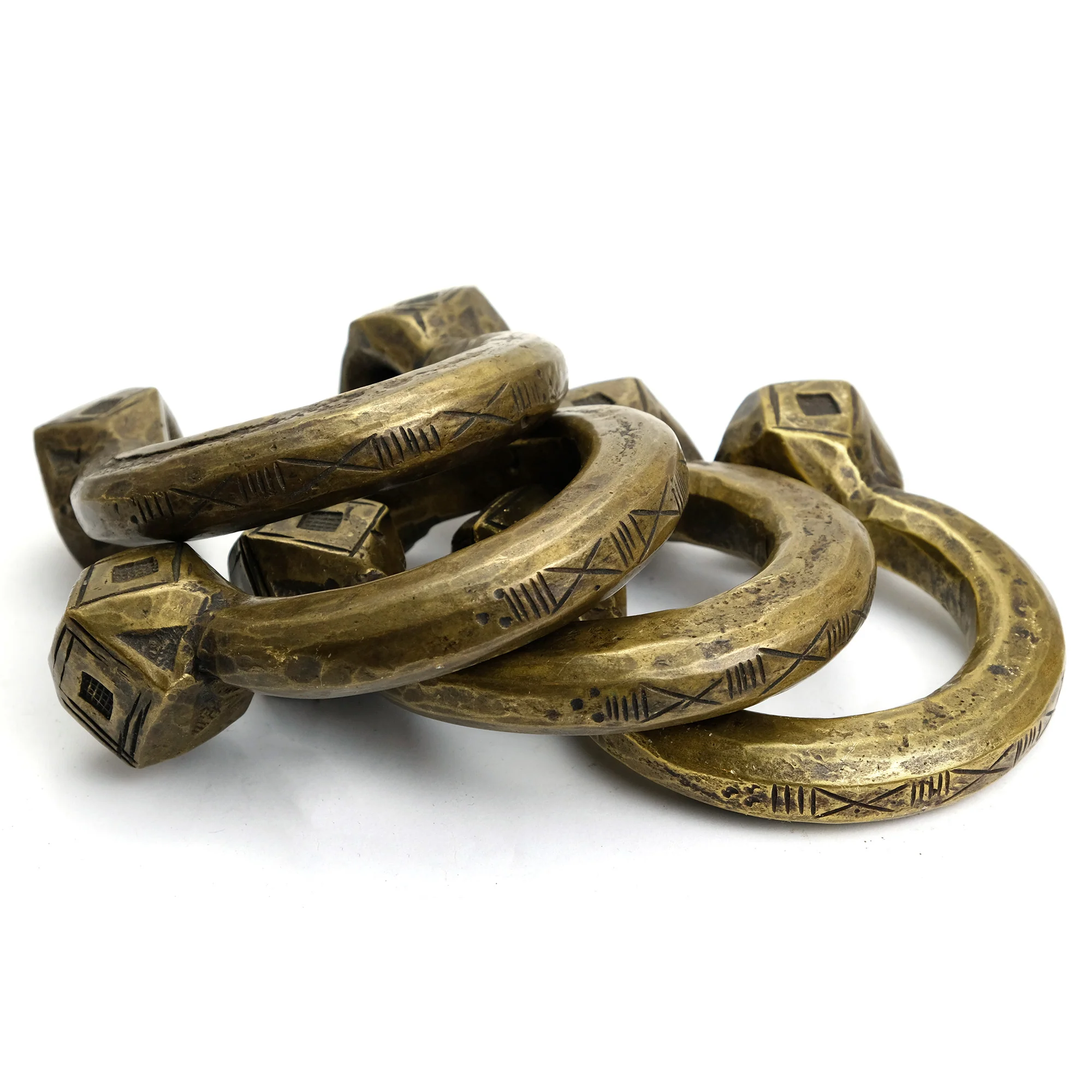 Tuareg Currency/ Dowry Wealth Bracelets Group of Four - Image 2