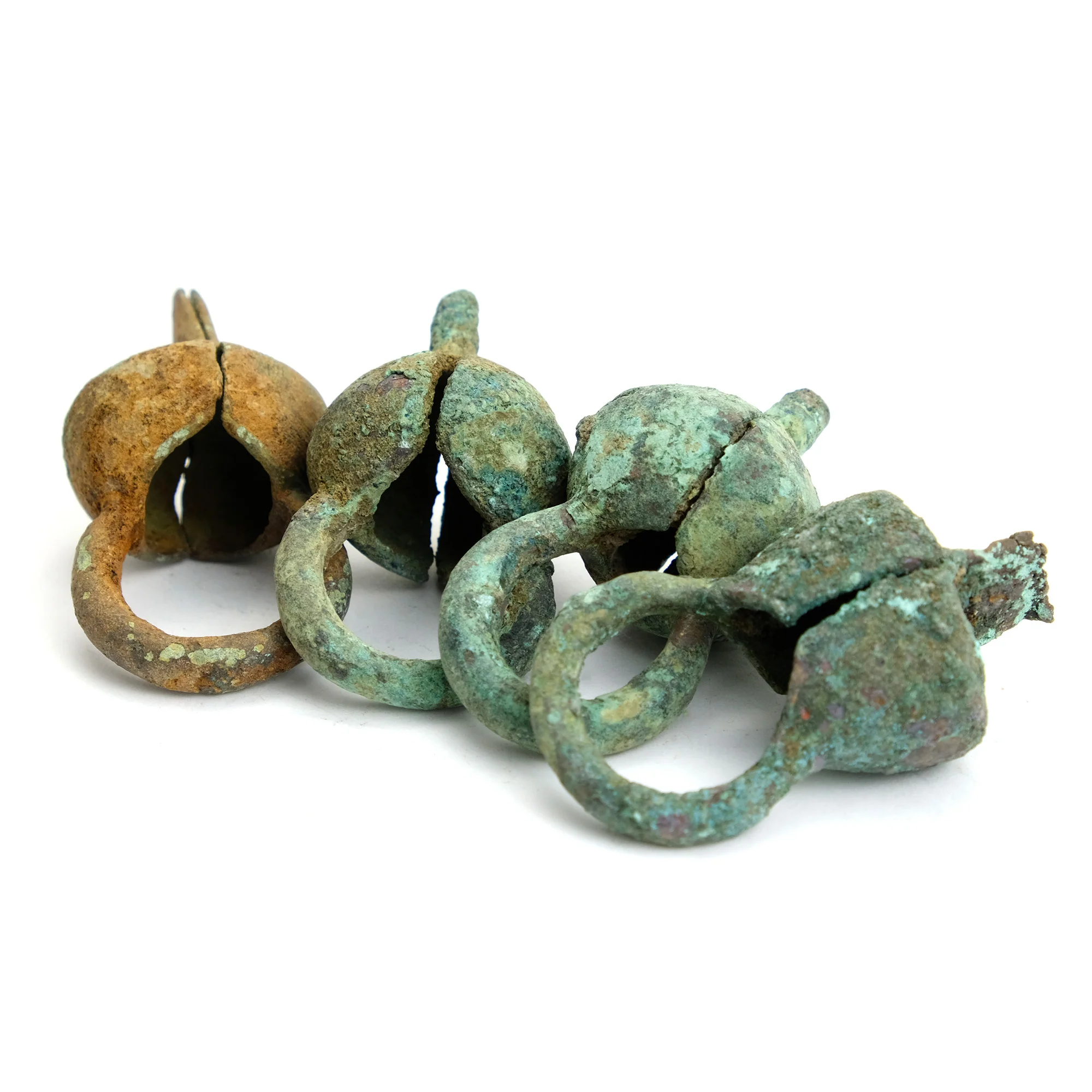 Djenne Bronze Rings Large Group - Image 2