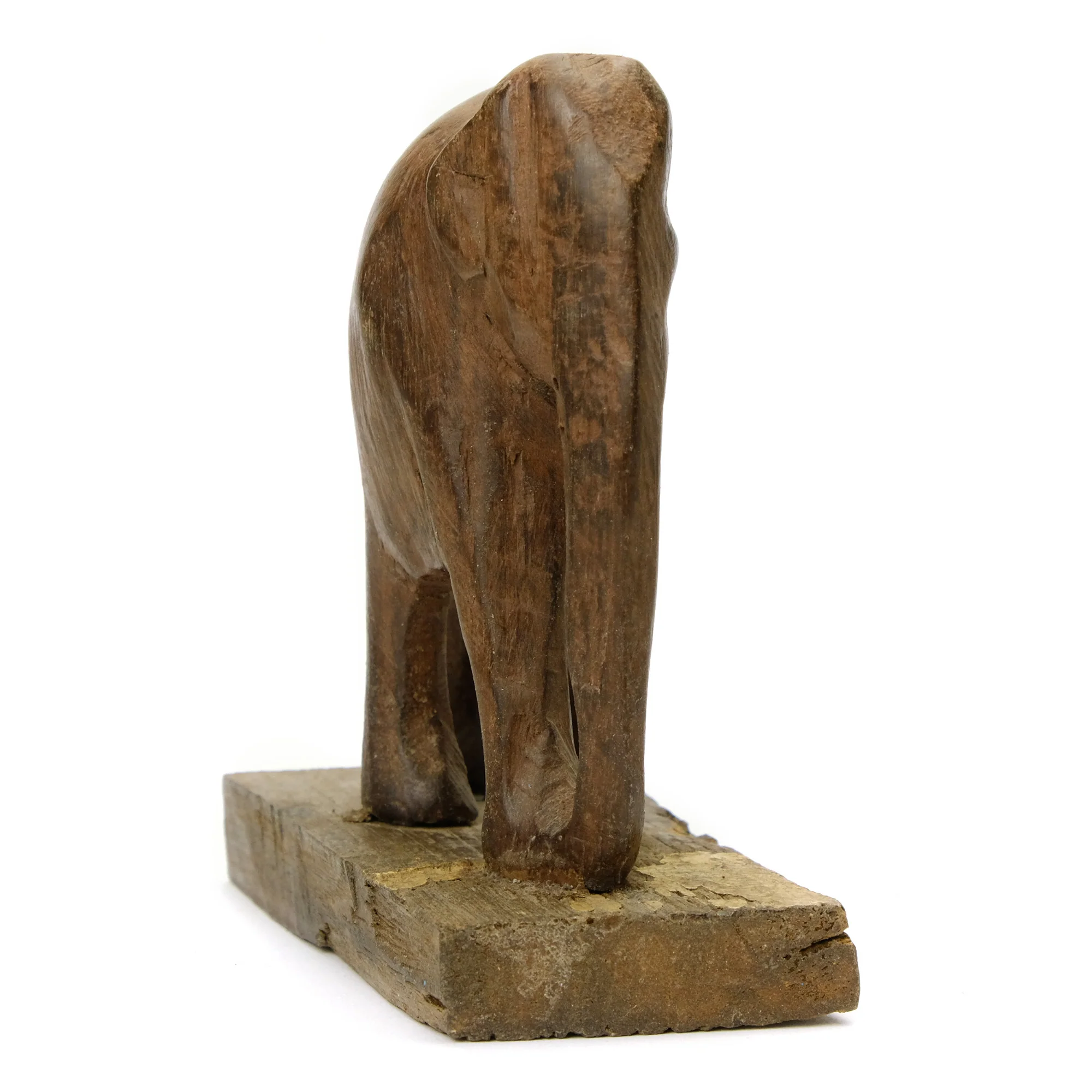 Elephant Altar Guardian in Ebony Wood, India # 39 - Image 4