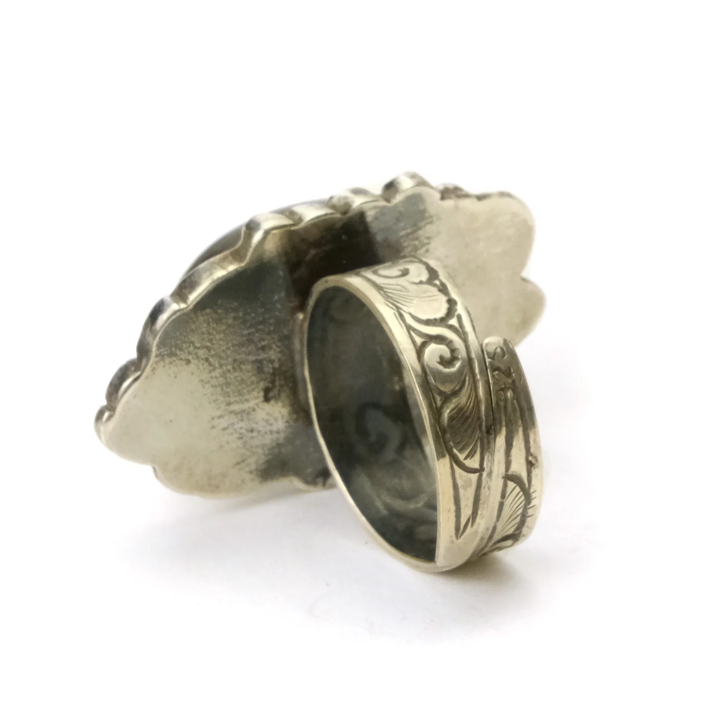 Labradorite Sterling Silver Adjustable Ring - Image 3