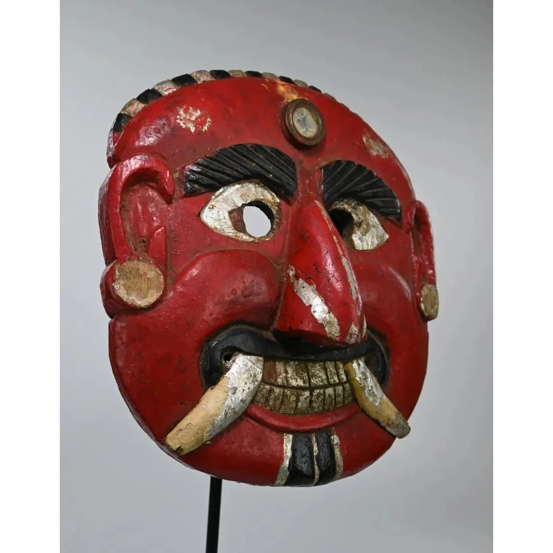 Newari Lakhe Demon Mask, Nepal #709 - Image 4