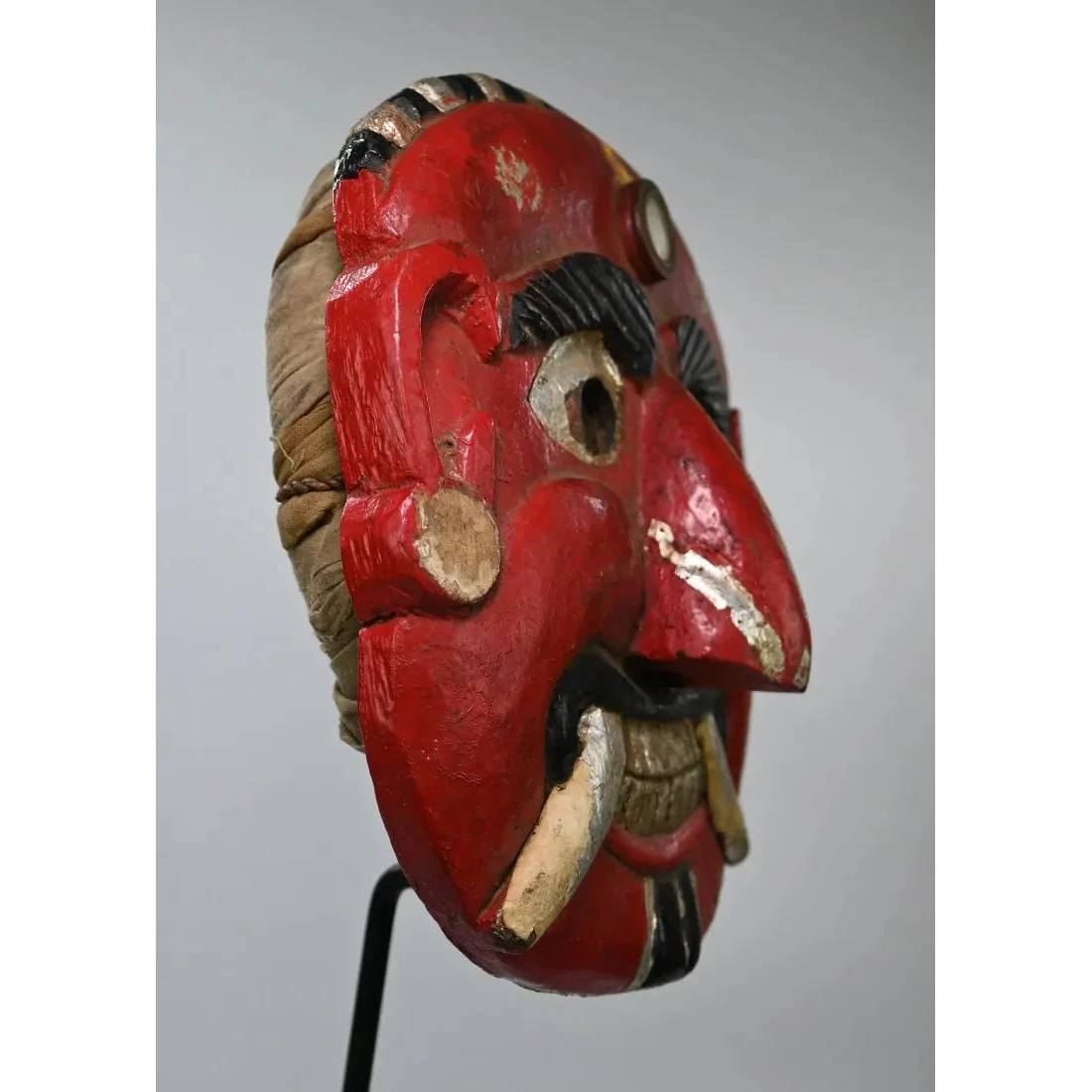 Newari Lakhe Demon Mask, Nepal #709 - Image 6