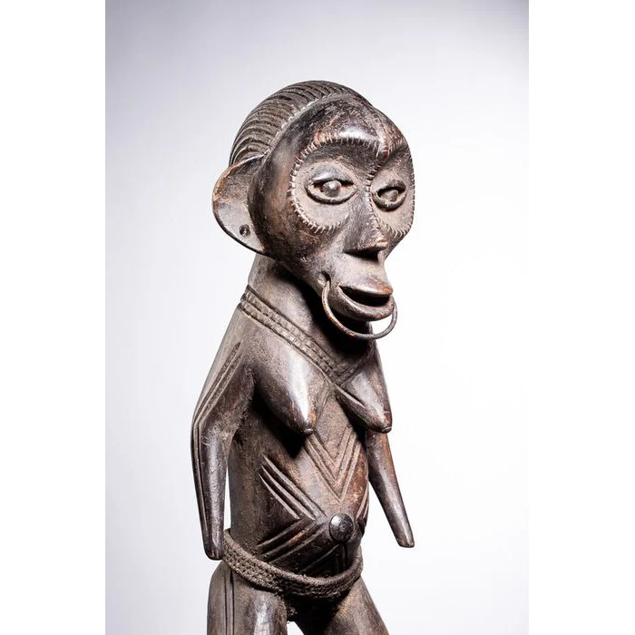Ngbaka Female Figure, Congo #157 - Image 10