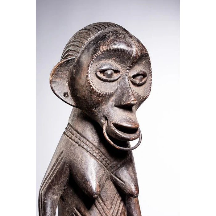 Ngbaka Female Figure, Congo #157 - Image 16