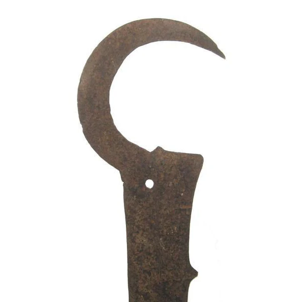 Ngombe Ceremonial Iron Knife 19th C. 6 - Image 2