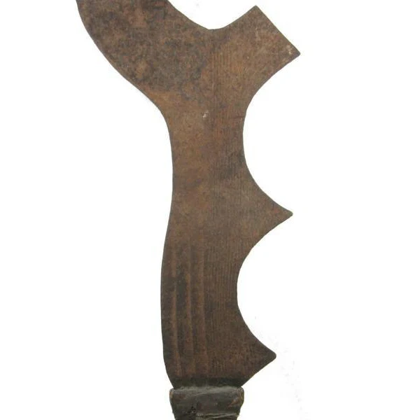 Ngombe Ceremonial Iron Knife 19th C. 2 - Image 3