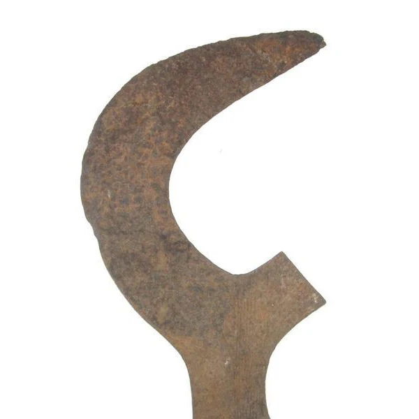 Ngombe Ceremonial Iron Knife 19th C. 2 - Image 4