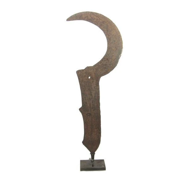 Ngombe Ceremonial Iron Knife 19th C. 1 - Image 3