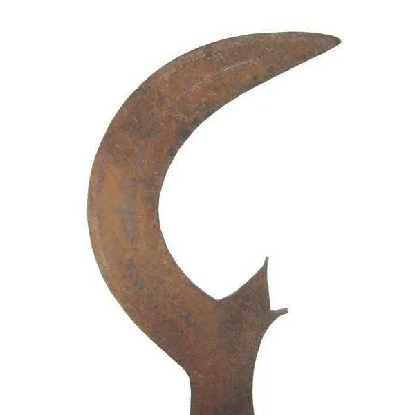 Ngombe Ceremonial Iron Knife 19th C. 3 - Image 3