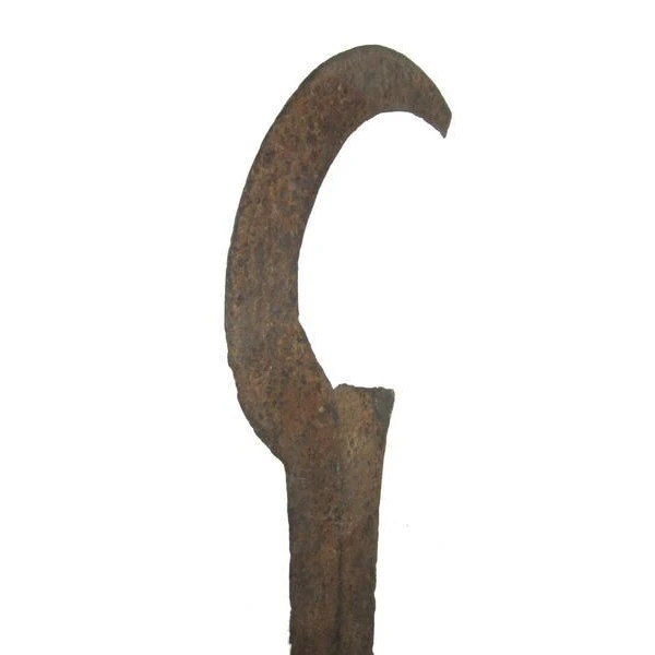 Ngombe Ceremonial Iron Knife 19th C. 4 - Image 2