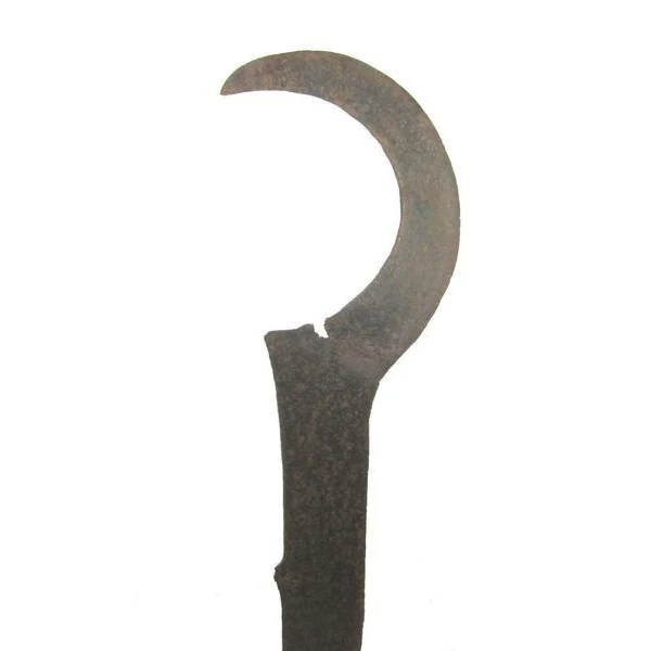 Ngombe Ceremonial Iron Knife 19th C. 5 - Image 3