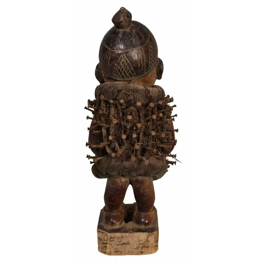 Yombe Nkisi Nkonde "Nail Fetish" Guardian Figure, DRC / Congo #176 - Image 5