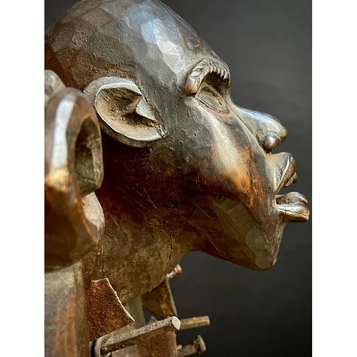 Kongo Nkisi Nkondi Power Figure, Democratic Republic of the Congo / Congo # CRO1542 - Image 19