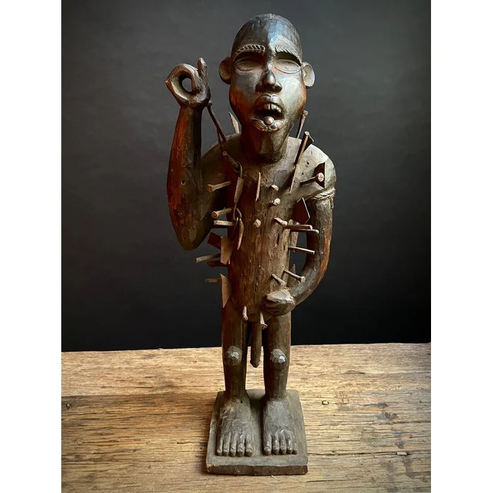 Kongo Nkisi Nkondi Power Figure, Democratic Republic of the Congo / Congo # CRO1542 - Image 2