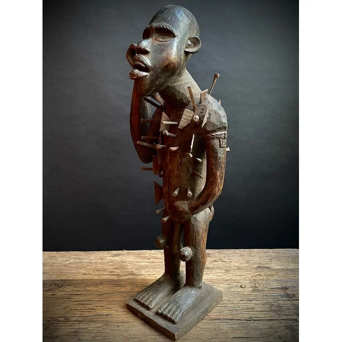 Kongo Nkisi Nkondi Power Figure, Democratic Republic of the Congo / Congo # CRO1542 - Image 3