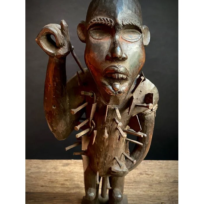Kongo Nkisi Nkondi Power Figure, Democratic Republic of the Congo / Congo # CRO1542 - Image 9