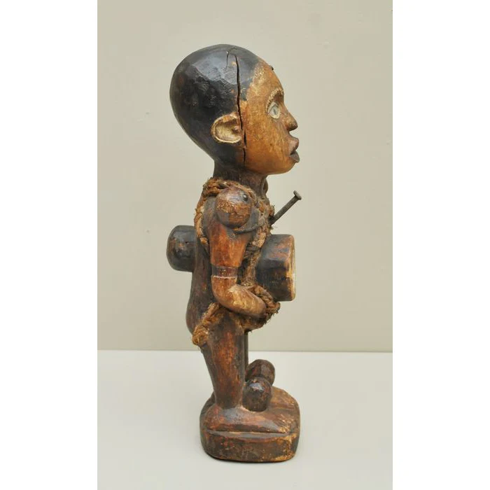 Yombe Nkondi Anti Sorcery Power Figure, DRC Congo #140 - Image 4