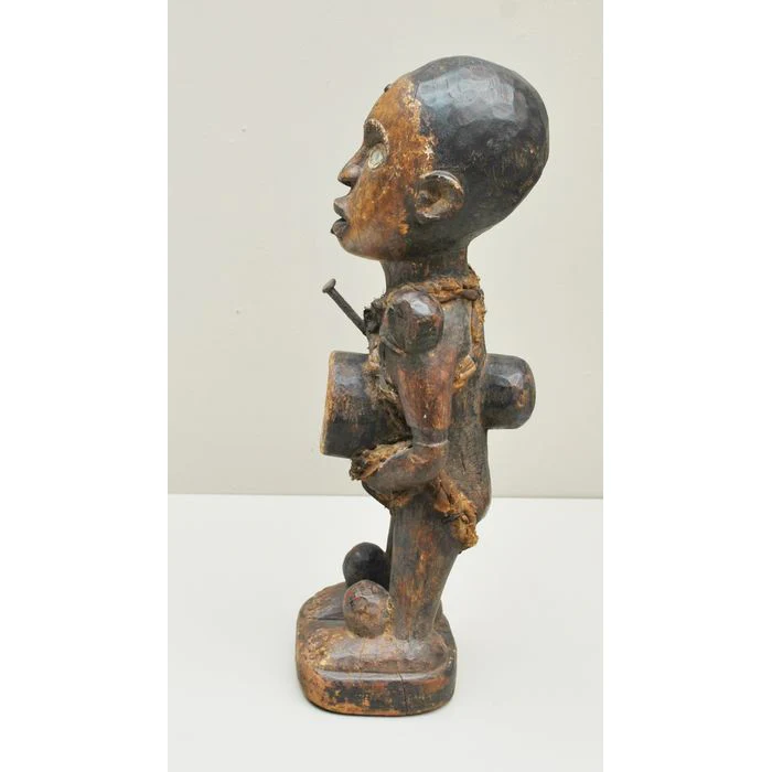 Yombe Nkondi Anti Sorcery Power Figure, DRC Congo #140 - Image 5