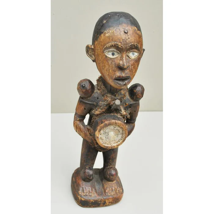 Yombe Nkondi Anti Sorcery Power Figure, DRC Congo #140 - Image 9