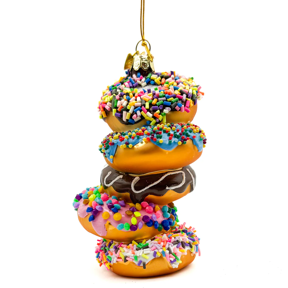 Donuts Stack Glass Ornament - Image 3