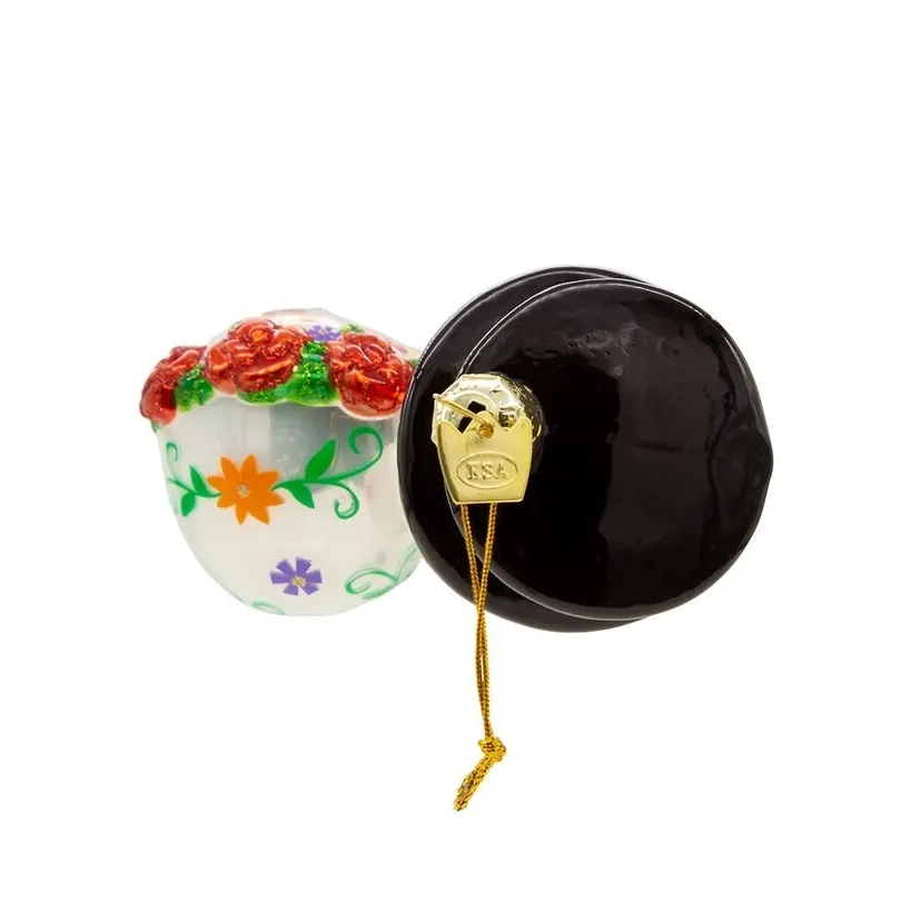 Forever Love Sugar Skull Novios Ornament - Image 7