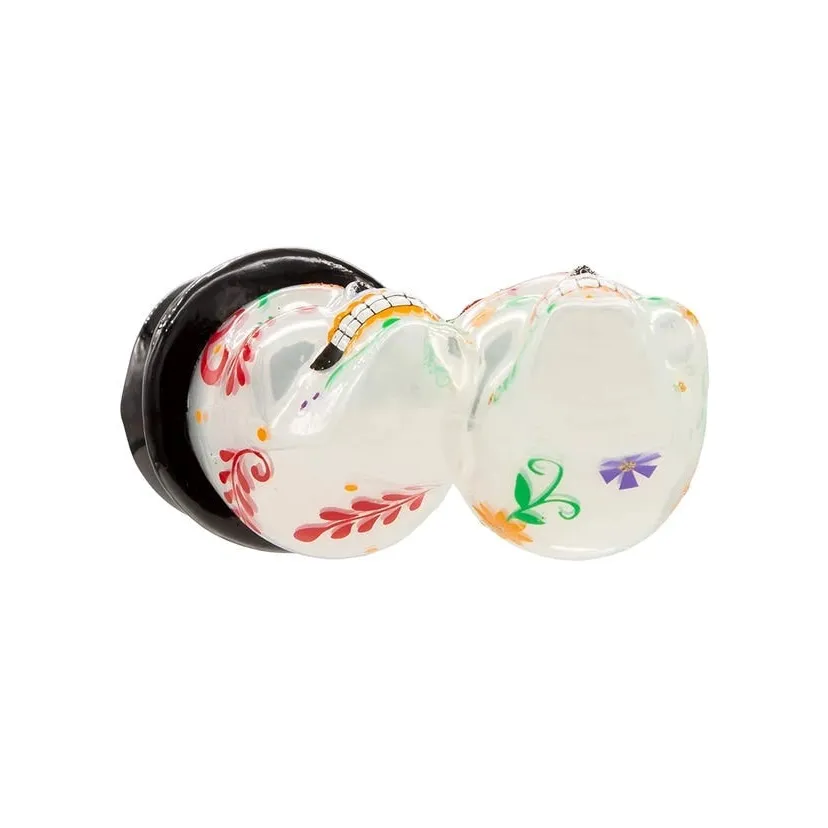 Forever Love Sugar Skull Novios Ornament - Image 8