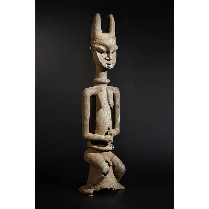 Yoruba Ogboni Shrine Figures PAIR, Nigeria #778 - Image 10