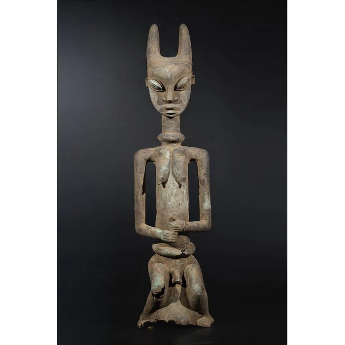 Yoruba Ogboni Shrine Figures PAIR, Nigeria #778 - Image 12