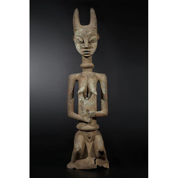Yoruba Ogboni Shrine Figures PAIR, Nigeria #778 - Image 13