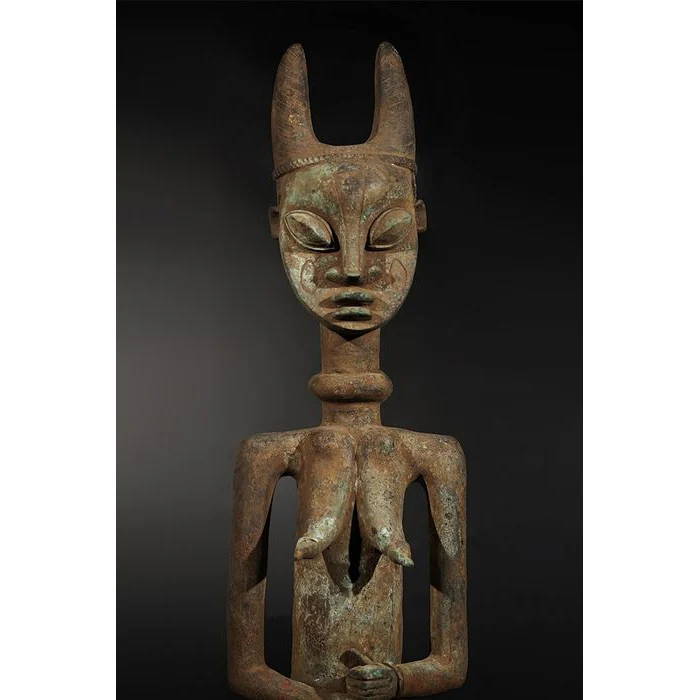 Yoruba Ogboni Shrine Figures PAIR, Nigeria #778 - Image 16