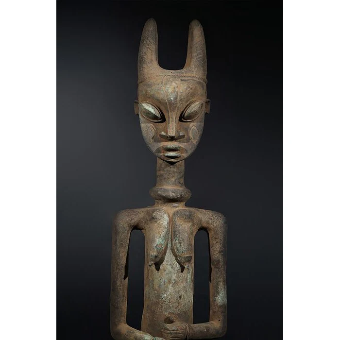 Yoruba Ogboni Shrine Figures PAIR, Nigeria #778 - Image 17