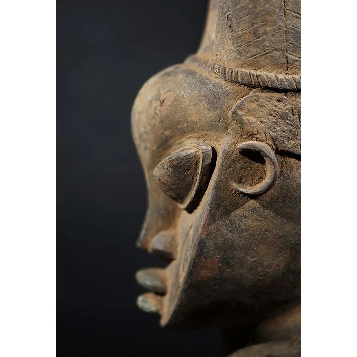 Yoruba Ogboni Shrine Figures PAIR, Nigeria #778 - Image 35