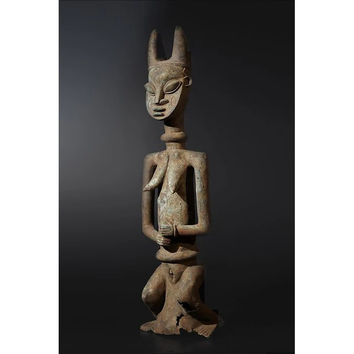 Yoruba Ogboni Shrine Figures PAIR, Nigeria #778 - Image 5