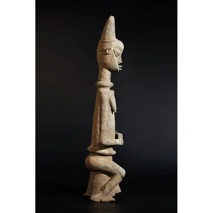 Yoruba Ogboni Shrine Figures PAIR, Nigeria #778 - Image 8