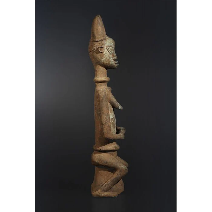 Yoruba Ogboni Shrine Figures PAIR, Nigeria #778 - Image 9