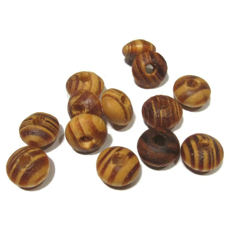 Olive Wood Rondelles - Image 4