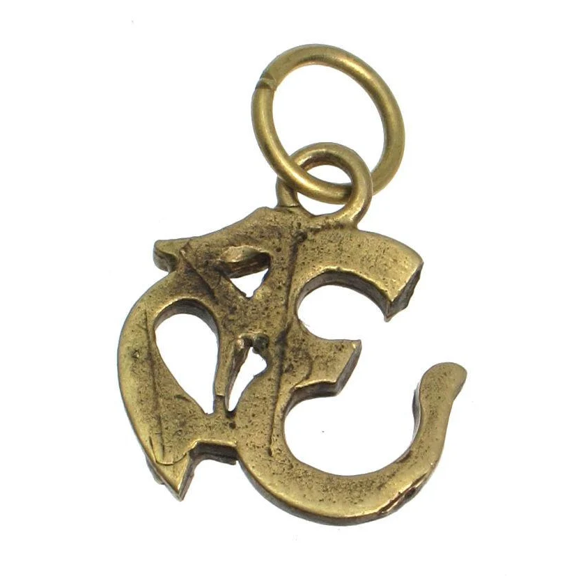 OM Brass Pendant Small - Image 2