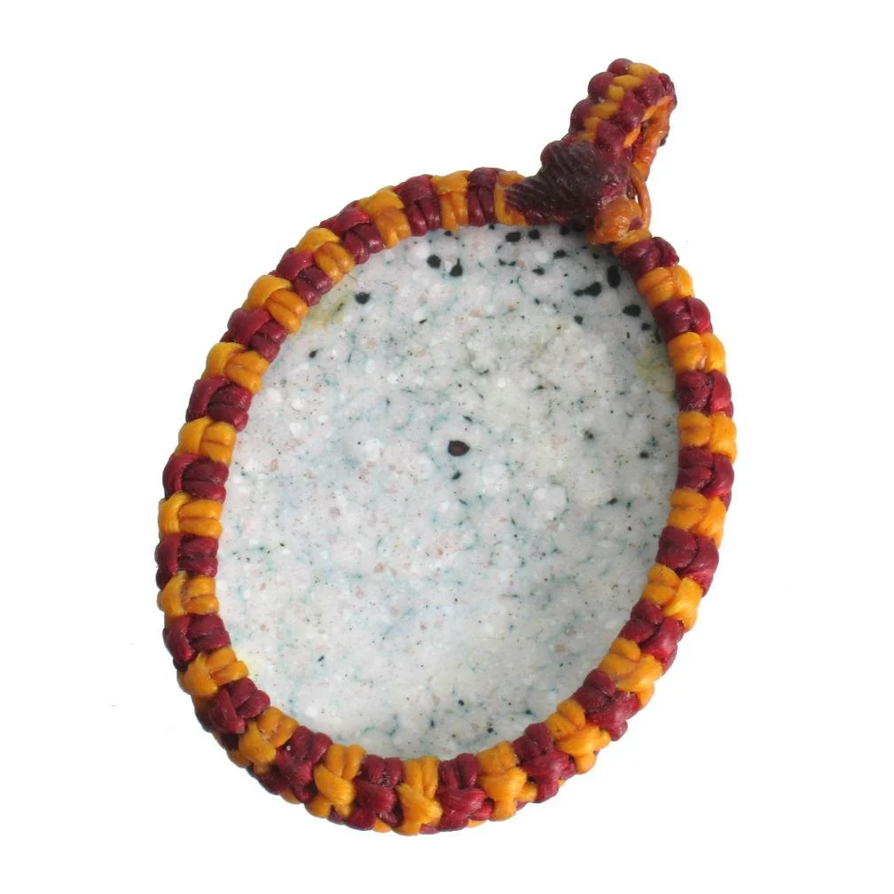 OM Pendant with Macrame Bale - Image 3