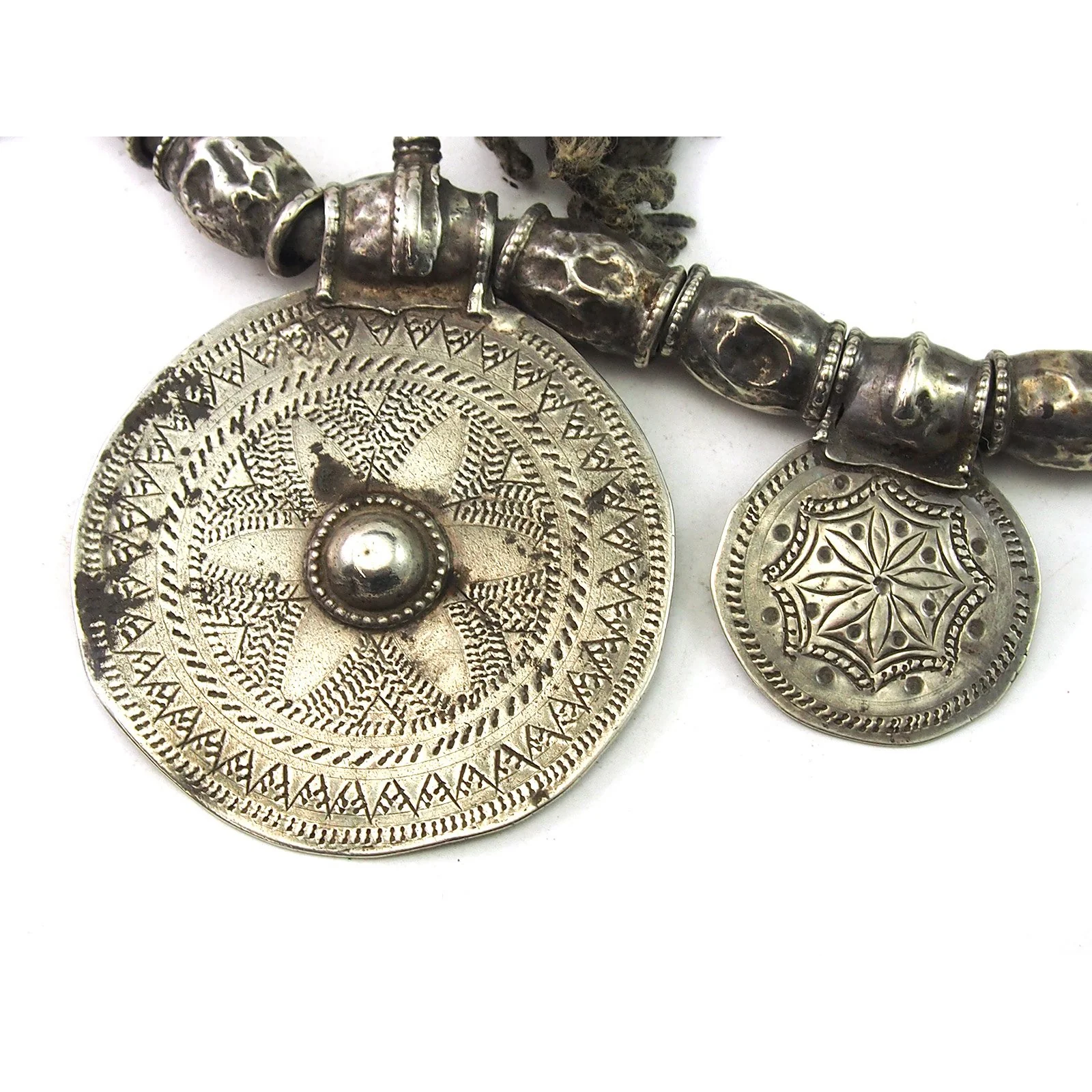 Omani Tribal Silver Somt Necklace - Image 6
