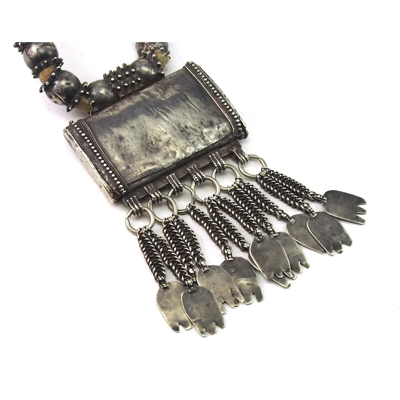 Omani Silver Hirz Pendant Necklace - Image 5