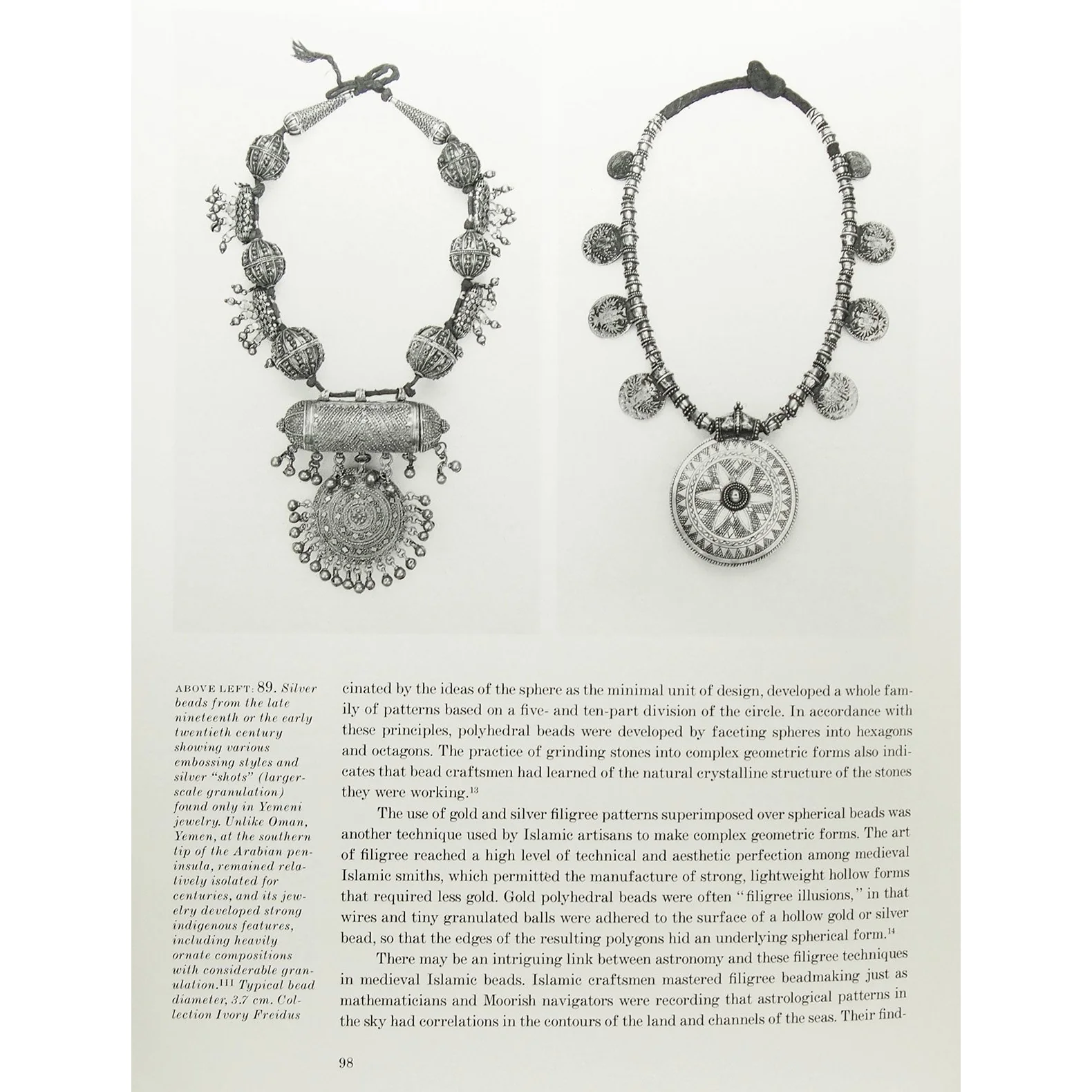 Omani Somt Fine Silver Pectoral Necklace from the Collection of Lois Sherr Dubin. - Image 10