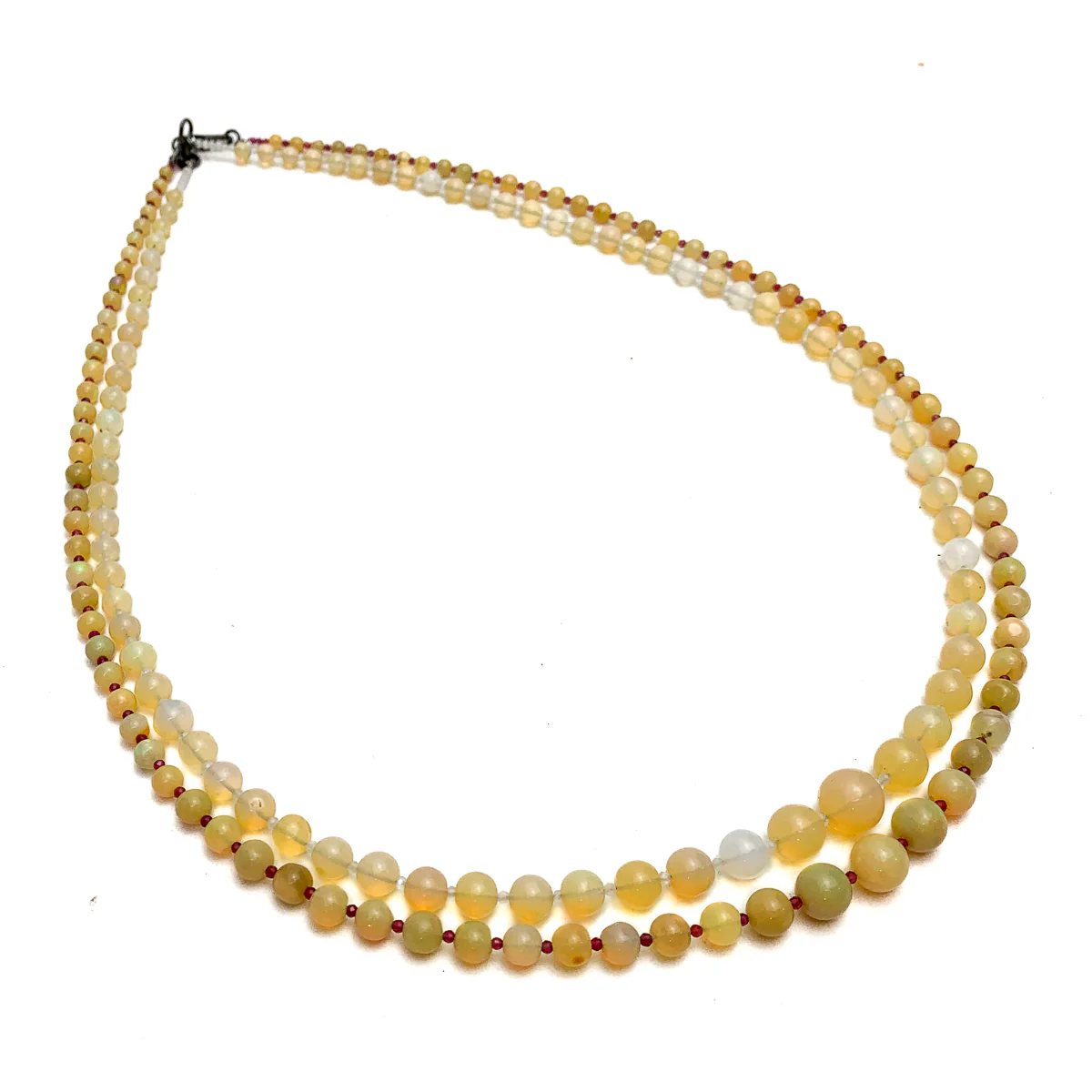 Opal Graduated Bead Strand / Necklace - Image 2