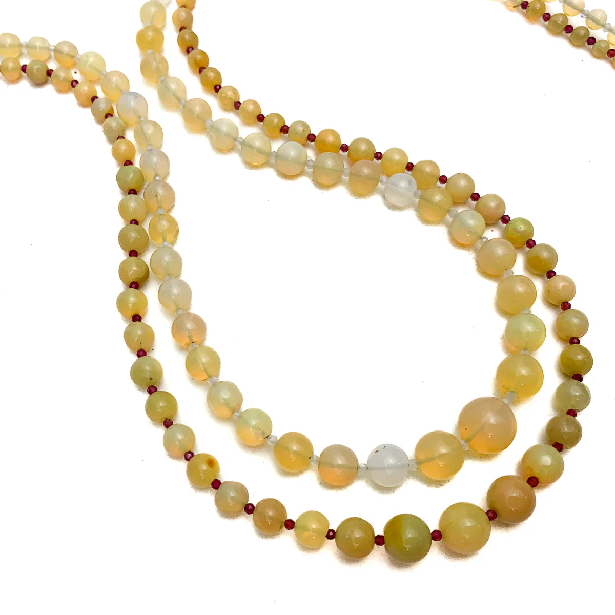 Opal Graduated Bead Strand / Necklace - Image 3