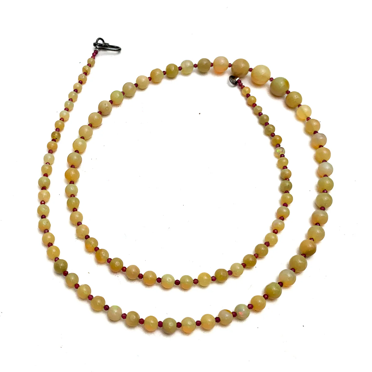 Opal Graduated Bead Strand / Necklace - Image 7