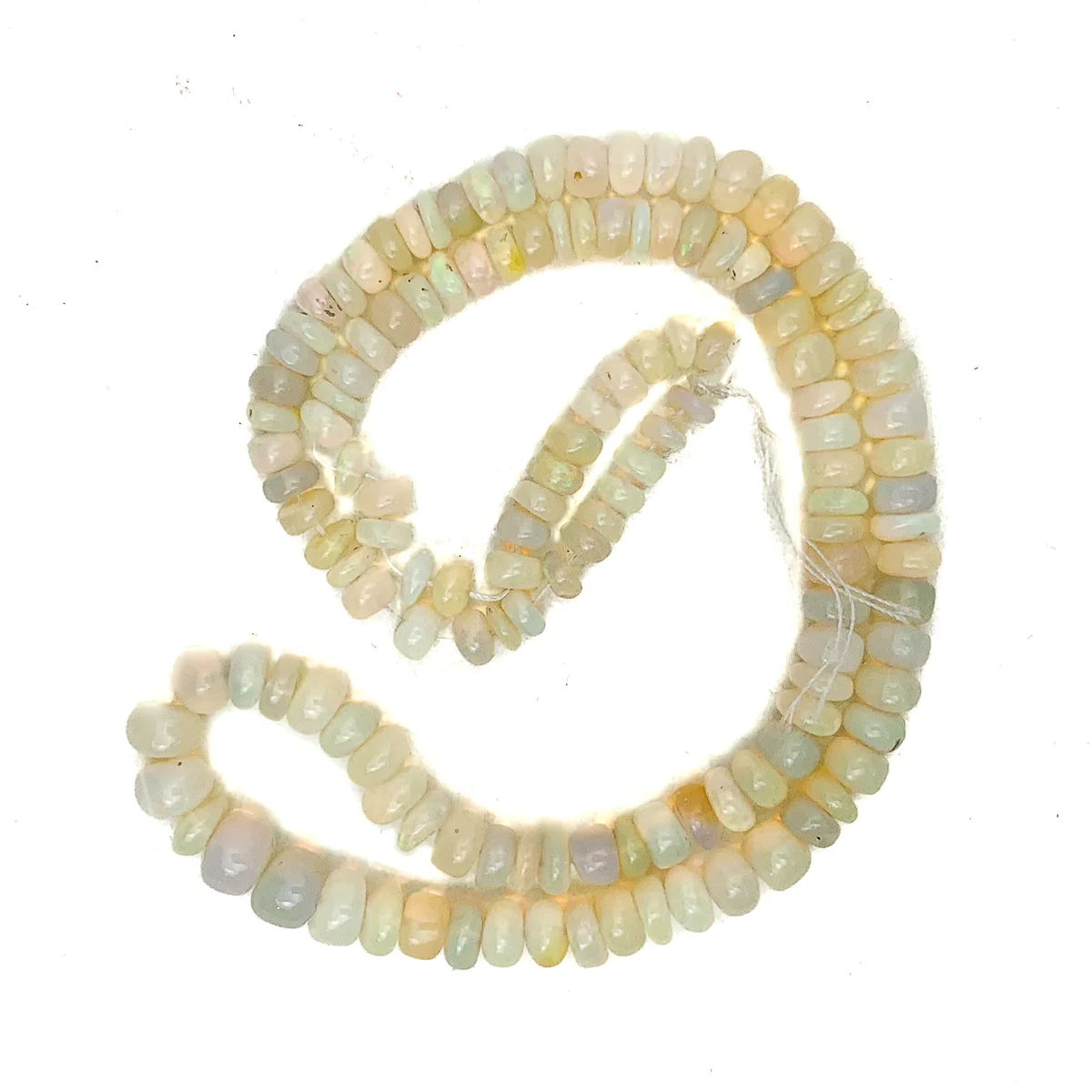 Opal Graduated 5-8mm Rondelle Bead Strand - Image 4