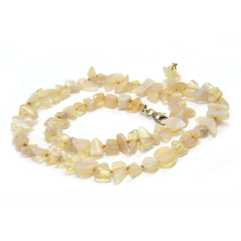 Opal Necklace with Gold Filled Trigger Clasp - Image 3